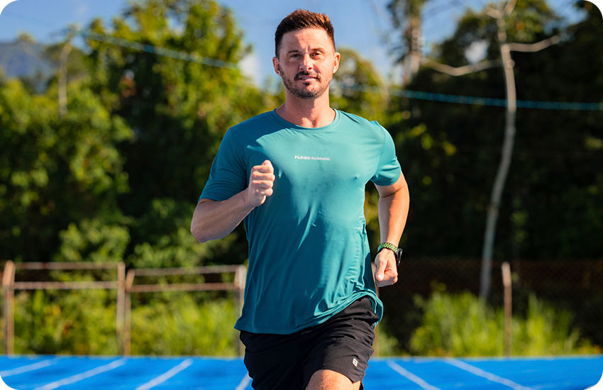 camiseta running masculina